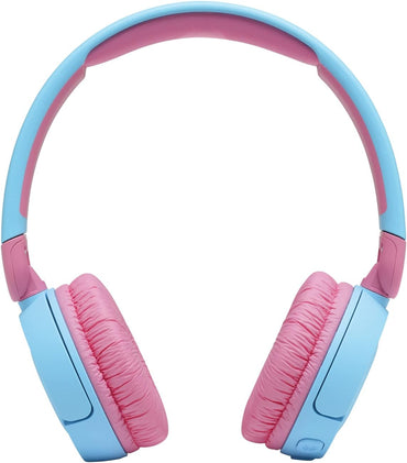JBL JR310 BT On-Ear-Kinderkopfhörer in Hellblau  Kabellose Bluetooth-Kopfhörer mit Headset und Fernbedienung