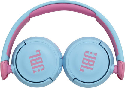 JBL JR310 BT On-Ear-Kinderkopfhörer in Hellblau  Kabellose Bluetooth-Kopfhörer mit Headset und Fernbedienung