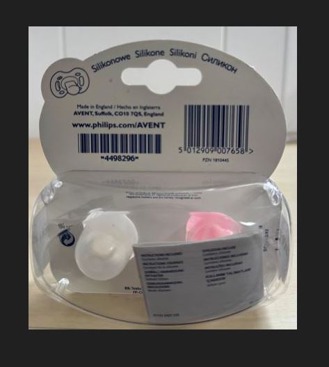 Philips Avent 2er-Pack 0-3 Monate 0-6 Monate Schnuller und 2 Babyflasche