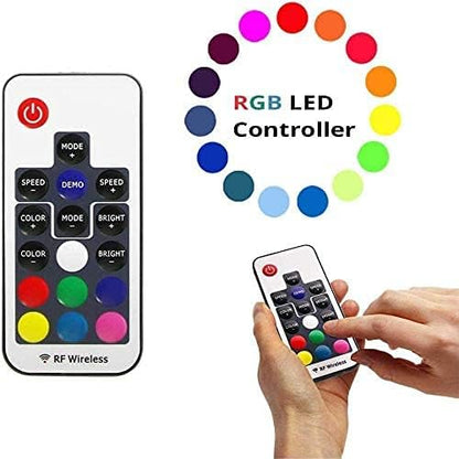 QianZhou-Uk Vinyl Wanduhr Kreative Wanduhr Mute Wanduhr Piece Serie Geschenk 7-Farben Nachtlicht Uhr, Schwarz