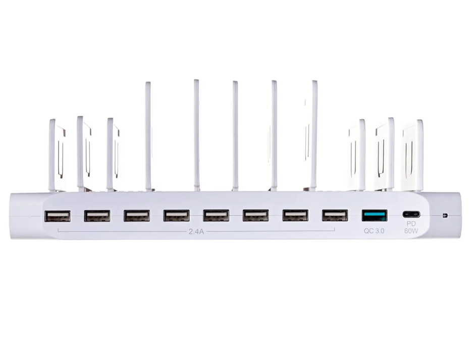 UNITEK USB Ladestation 10 Port/USB Ladegerät mit Dockingstation/Y-2190