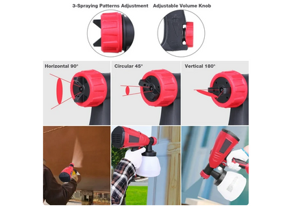 Meterk 400W Farbspritzgerät JS-HH15A