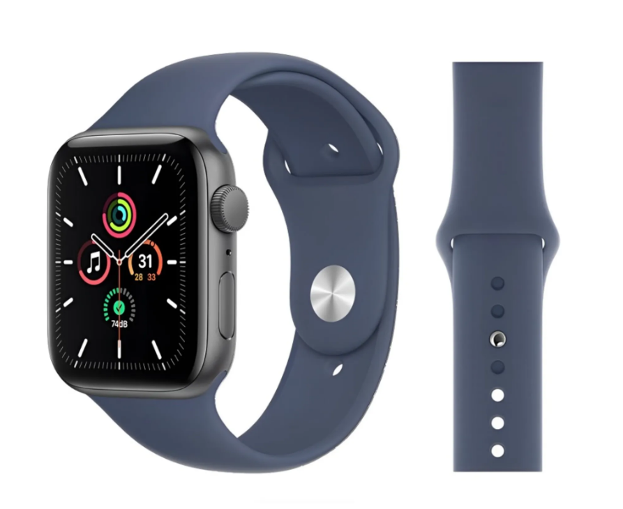 Original Apple Watch Abyss Blue Sport Armband Original Apple Watch Abyss Blue Sport Armband S/M 42/44/45mm