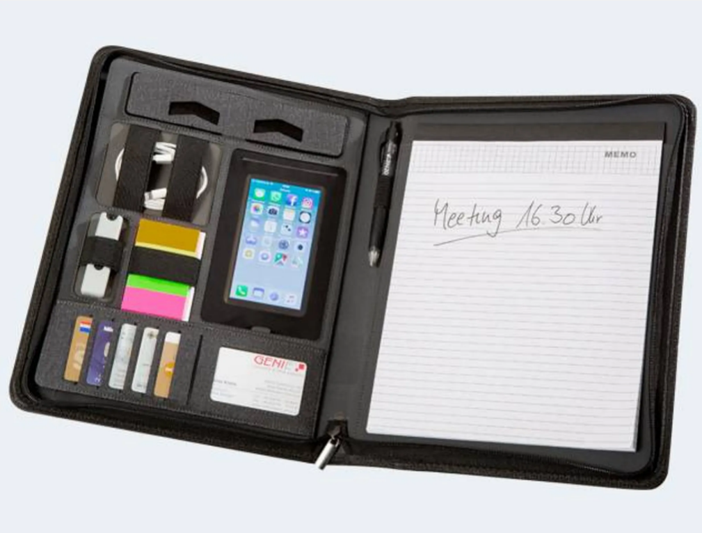 GENIE Wiesbaden A4 Schreibmappe Aktenmappe Konferenzmappe Dokumentenmappe Mappe