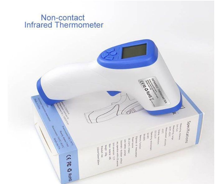 Hoco KY-111, Fernabtastthermometer, Blau, Weiß, Unterarm, Tasten, °C,°F, Körpertemperatur