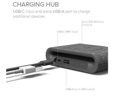 IOttie iON Wireless Charging Pad Plus - Grau