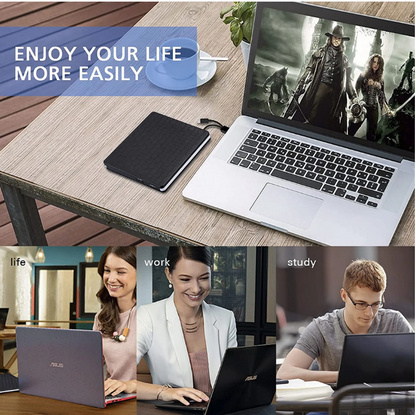 Externes DVD-Laufwerk, Amicool USB 3.0 Typ-C CD DVD +/-RW