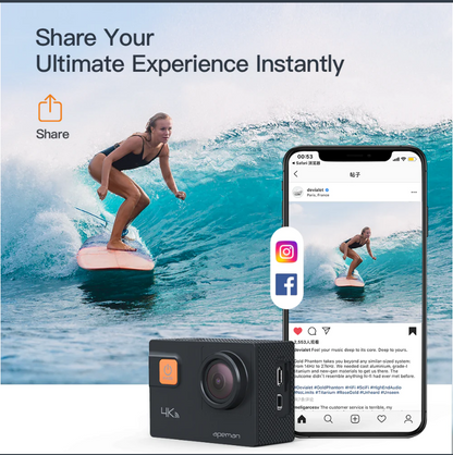 Apeman 4k Actioncam A80