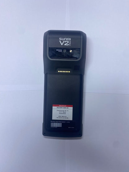 Sunmi V2 PRO Tragbarer 5.99 '' Touch Android 7.1, 58mm Thermobondrucker, 4G, NFC, 1D-CCD-Barcodescanner, T5921