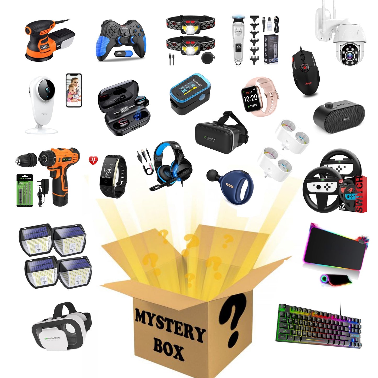 XXXL Restposten Mystery Mix Box Geschenk Box Elektronik Multimedia Haushaltsware