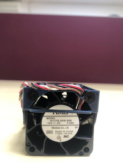 2 X NMB 1611FB-04W-B66 4028 4CM 12V 0,88A 4-Draht Doppelkugellüfter