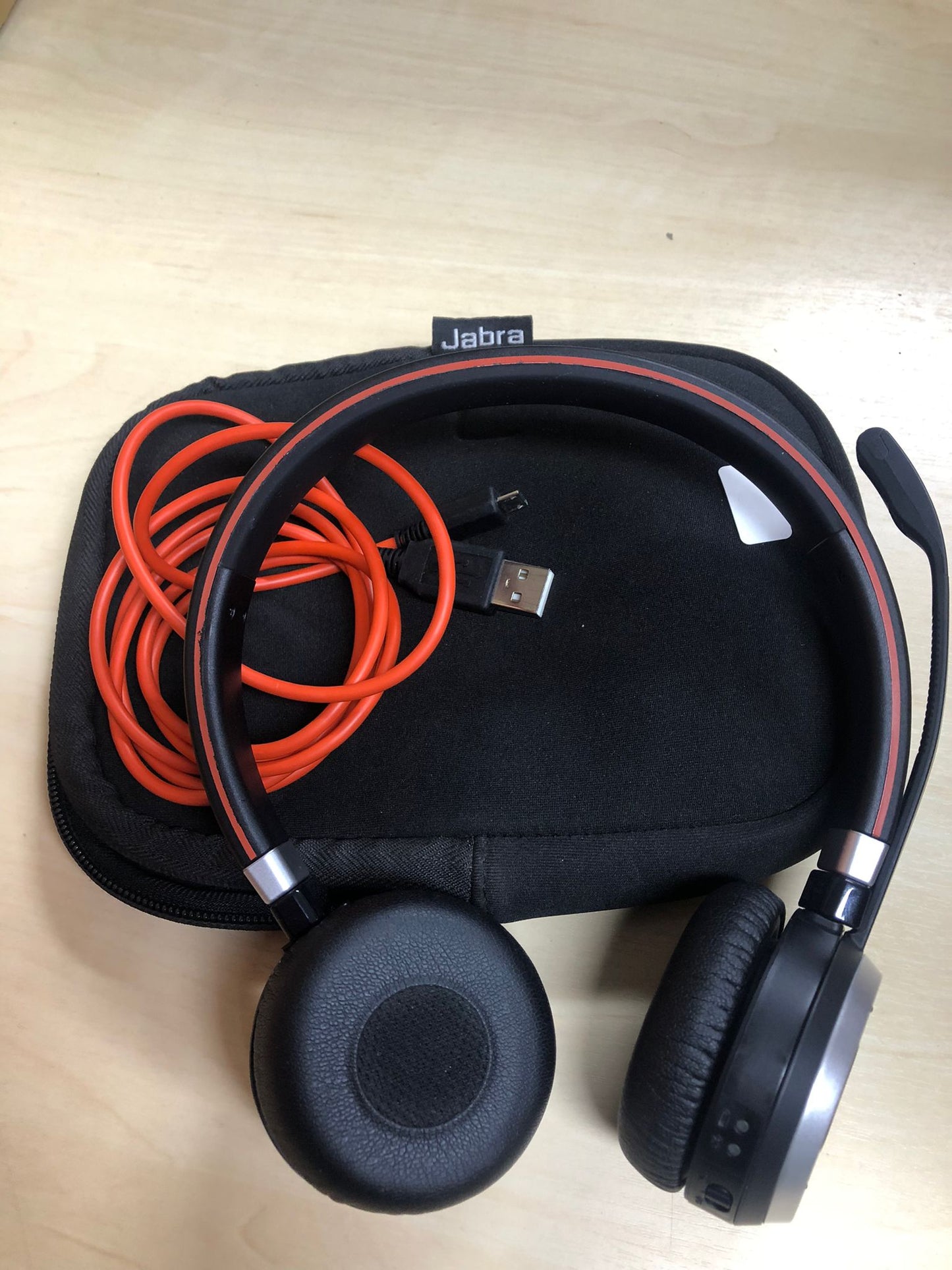 Jabra Evolve 65 SE Sans fil Bluetooth-Stéréo-Casque mit Sac(gebraucht)