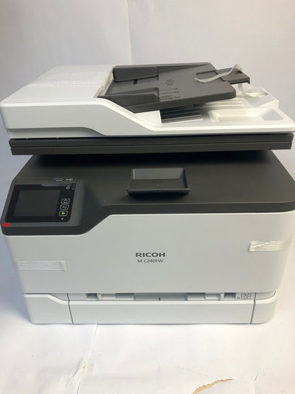 Imprimante multifonction laser couleur 4 en 1 RICOH M C240FW blanche