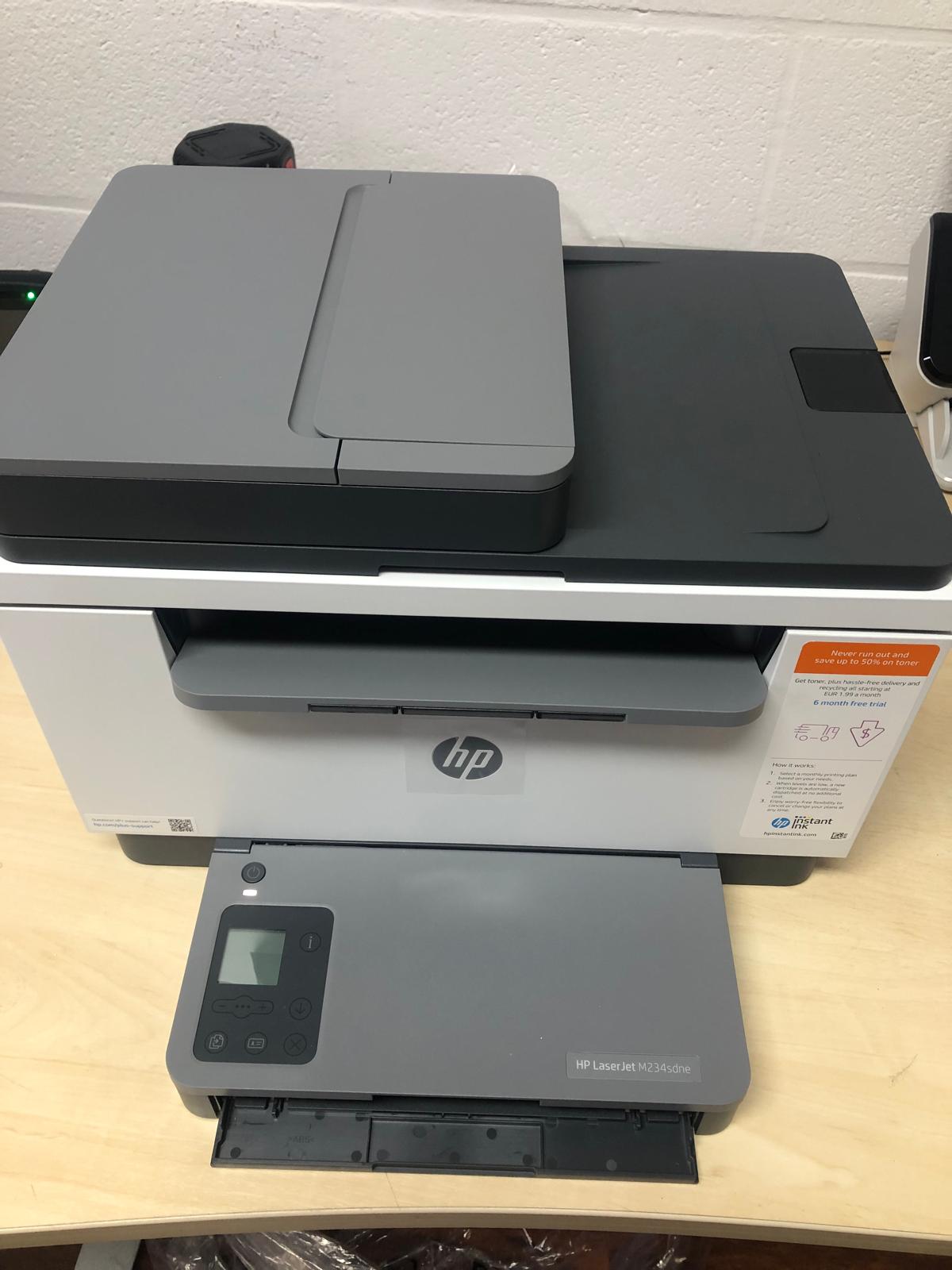 Imprimante multifonction HP LaserJet MFP M234sdne (HP+, Instant Ink, USB, LAN, numérisation)