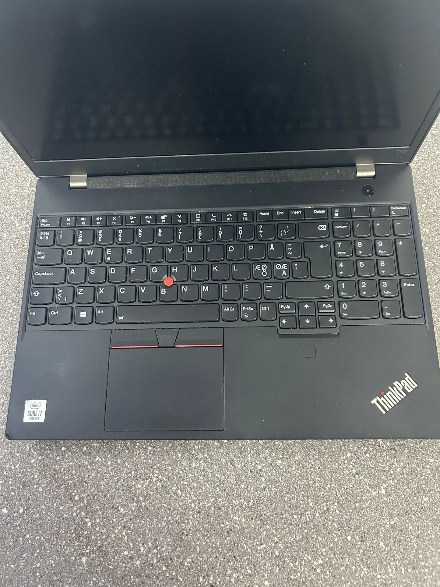 Lenovo Thinkpad T15P 15'' Intel(R) Core(TM) i7-10750H 16GB 512GB CPU @ 2.60GHz 2,6 Ghz