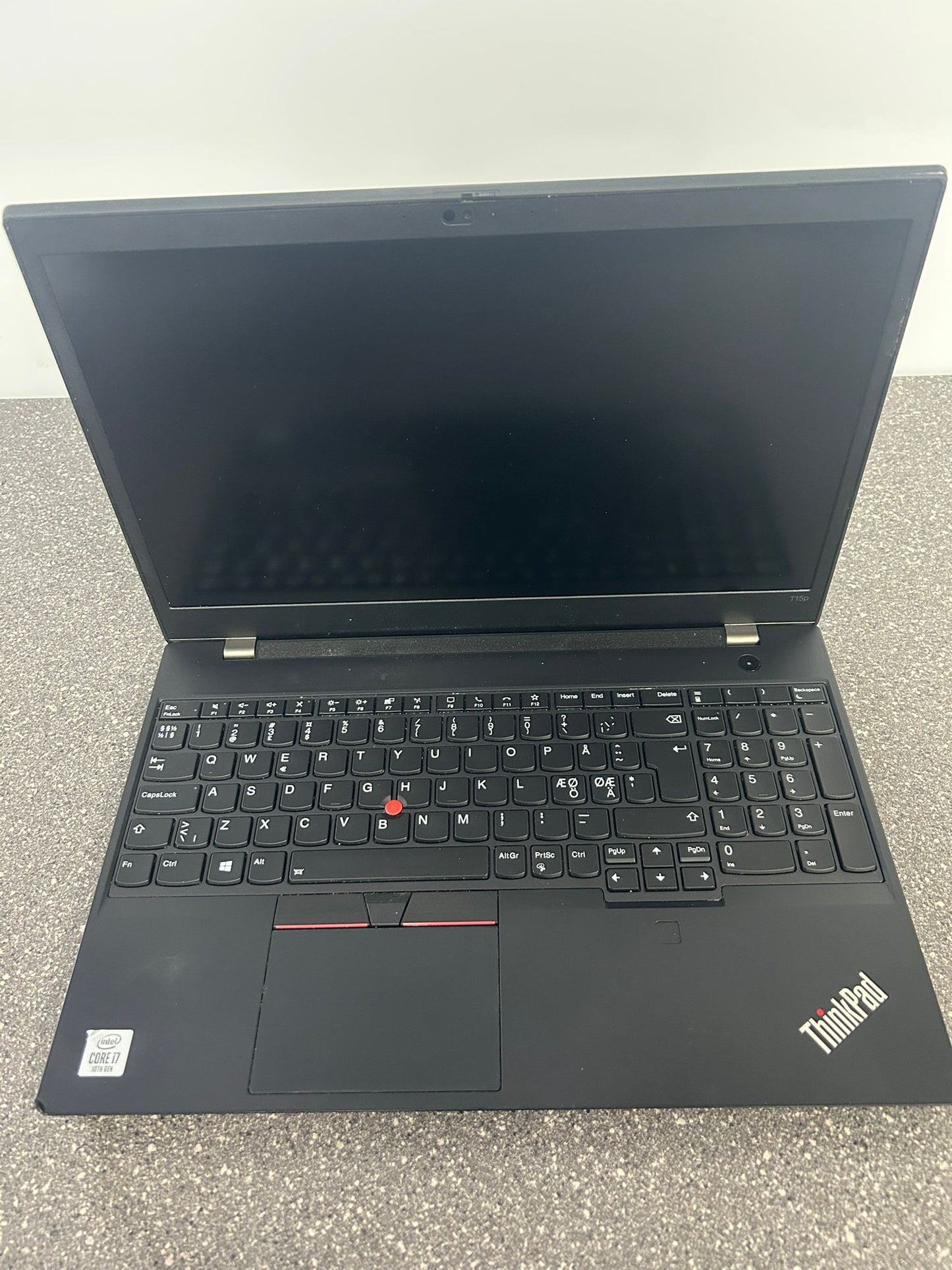 Lenovo Thinkpad T15P 15'' Intel(R) Core(TM) i7-10750H 16GB 512GB CPU @ 2.60GHz 2,6 Ghz