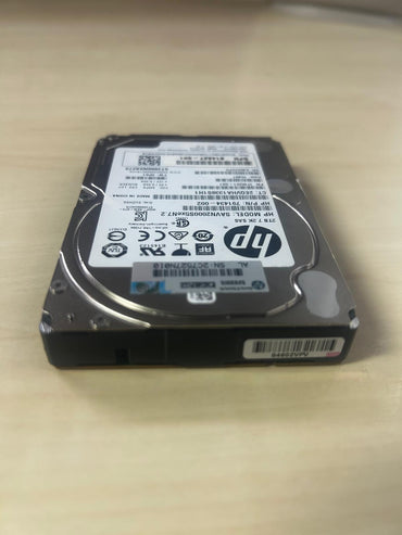 HP  791434-002 2TB 7.2K SAS  SAVN2000s5xeN7.2 HDD