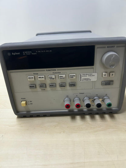 Agilent HP E3632A Power Supply DC Netzteil 0-15 V, 7A/0-30V, 4A