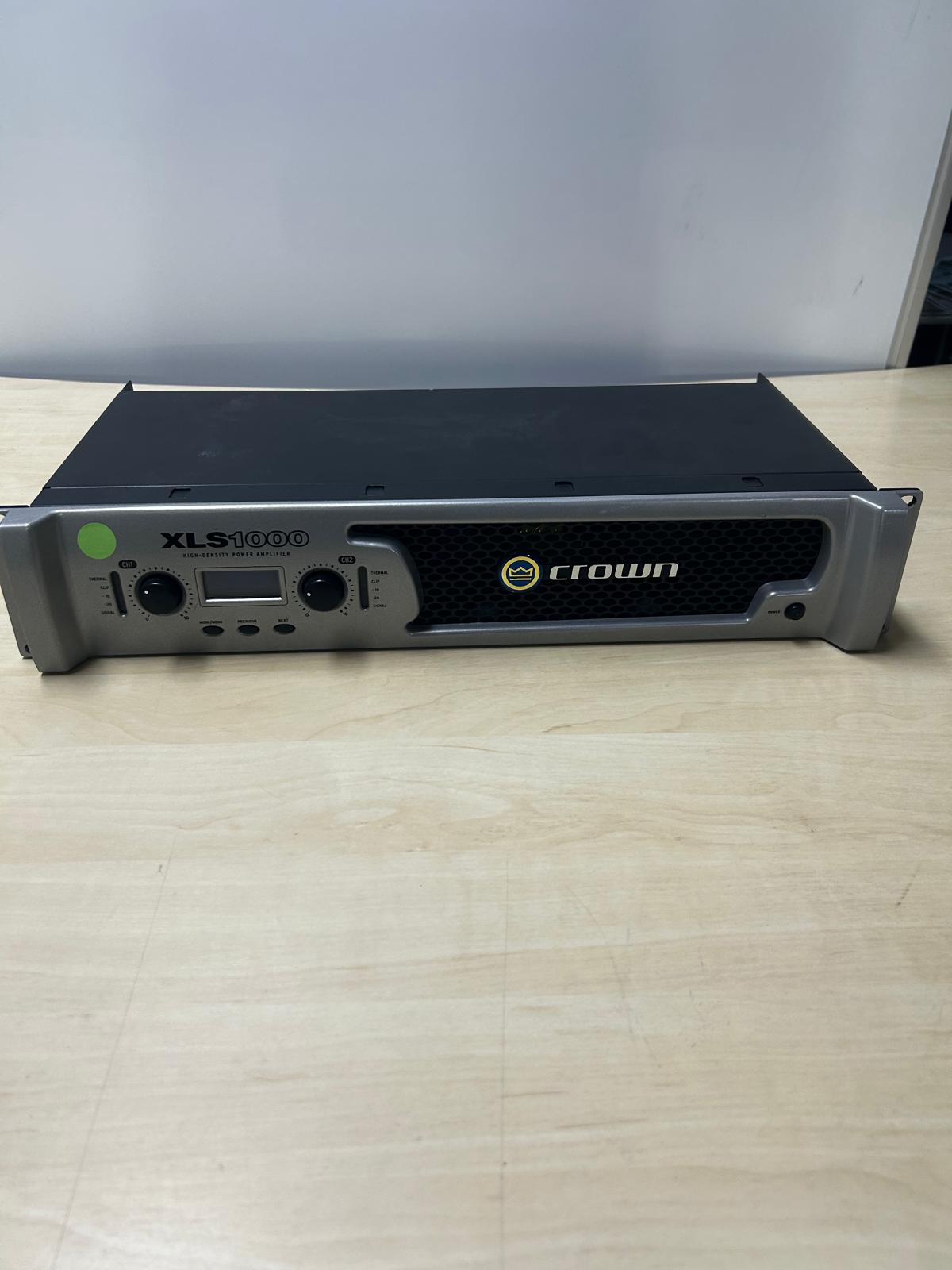 Crown XLS 1000 Digital-Endstufe 2 x 350/215 W Anschlüsse Speakon, XLR, Klinke, Cinch, Schraubklemmen