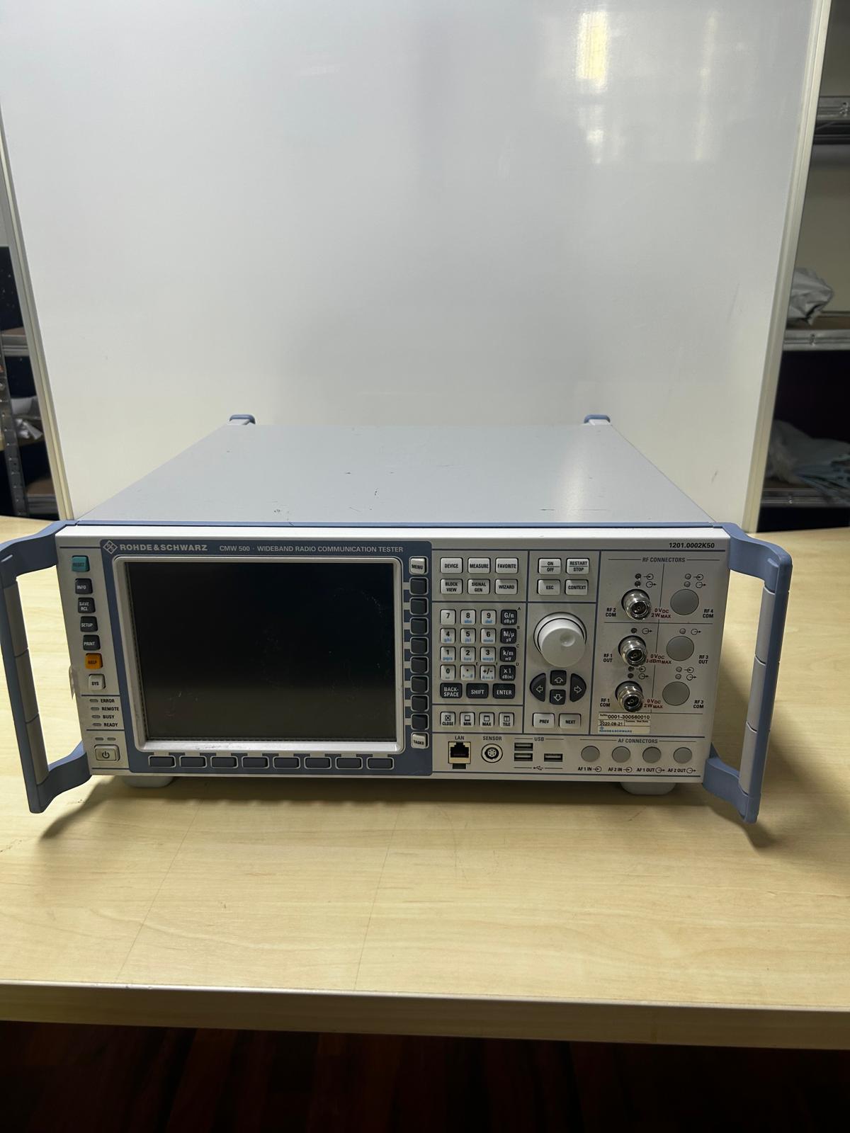 Rohde&Schwarz CMW 500 Wideband Radio Communication Tester