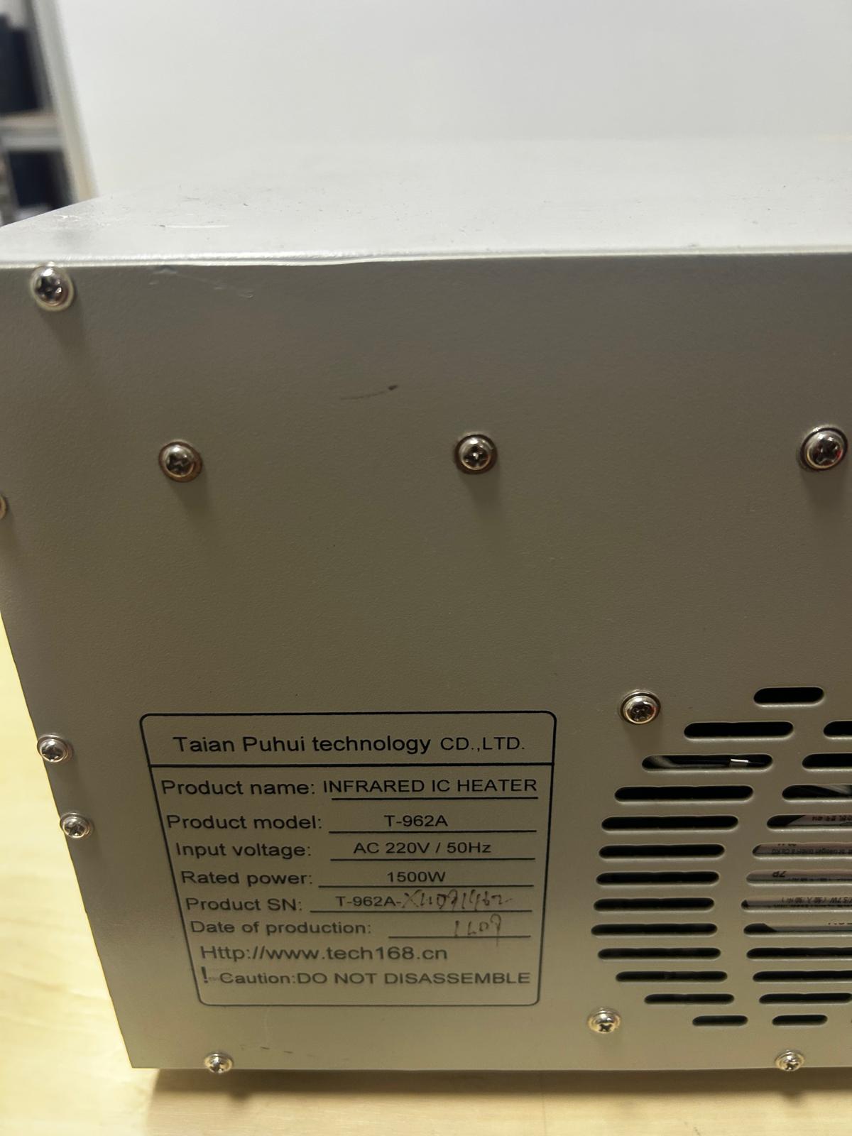 Professioneller Reflow-Ofen, 1500 W, T962A, 110V/220V, automatische Reflow-Lötmaschine