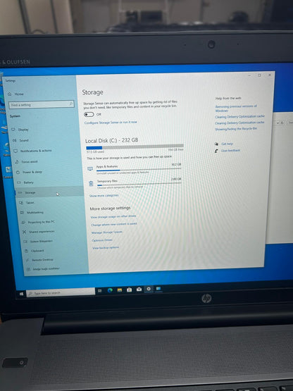 HP ZBook i7 7th gen 17.3'' 256 GB 16 GB RAM Windows 10 Pro