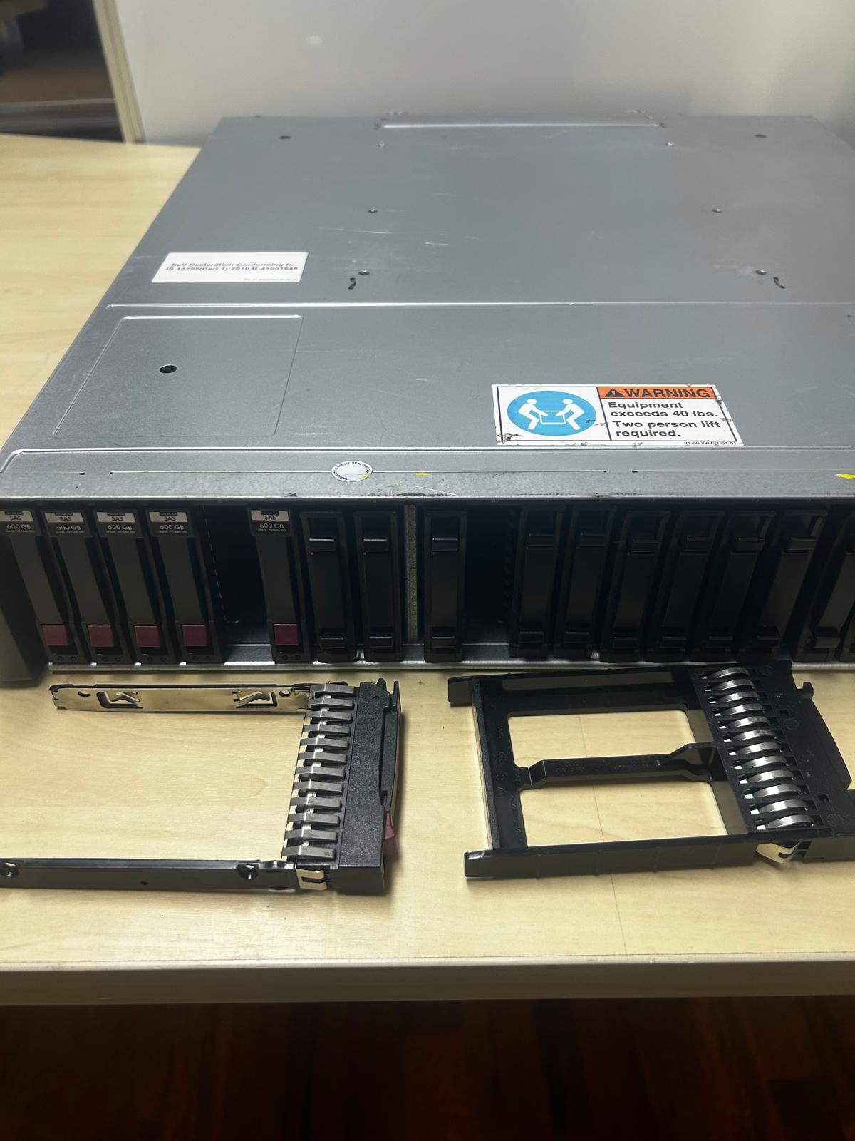 HP MSA 1040 2 Prt SAS DC 24 x SFF Storage Array System