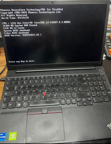 Lenovo Thinkpad E15 Intel Core i7 11. Gen. 16GB RAM 2.8 Ghz 15.6'' Notebook