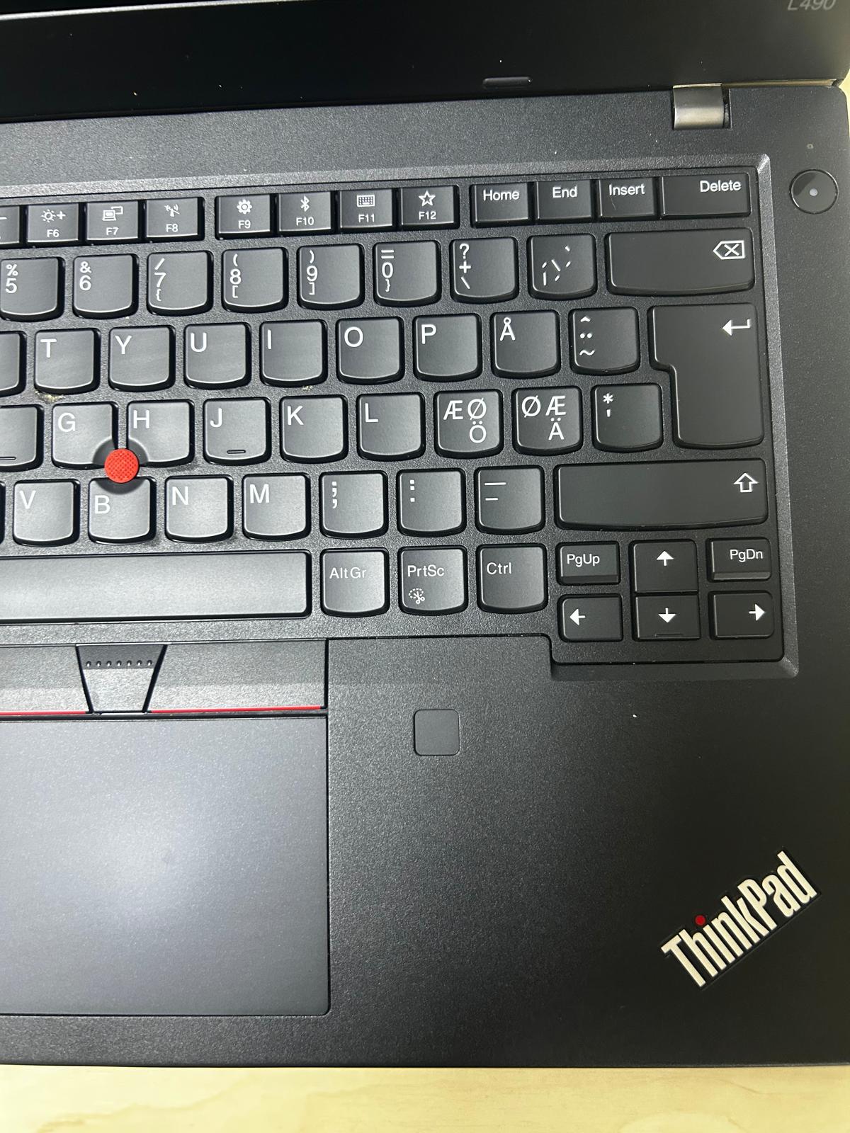 Lenovo Thinkpad L490 Intel Core i5-8265U CPU @ 1.60GHz 1.5 GHz 8GB RAM 256 GB 14'' Notebook
