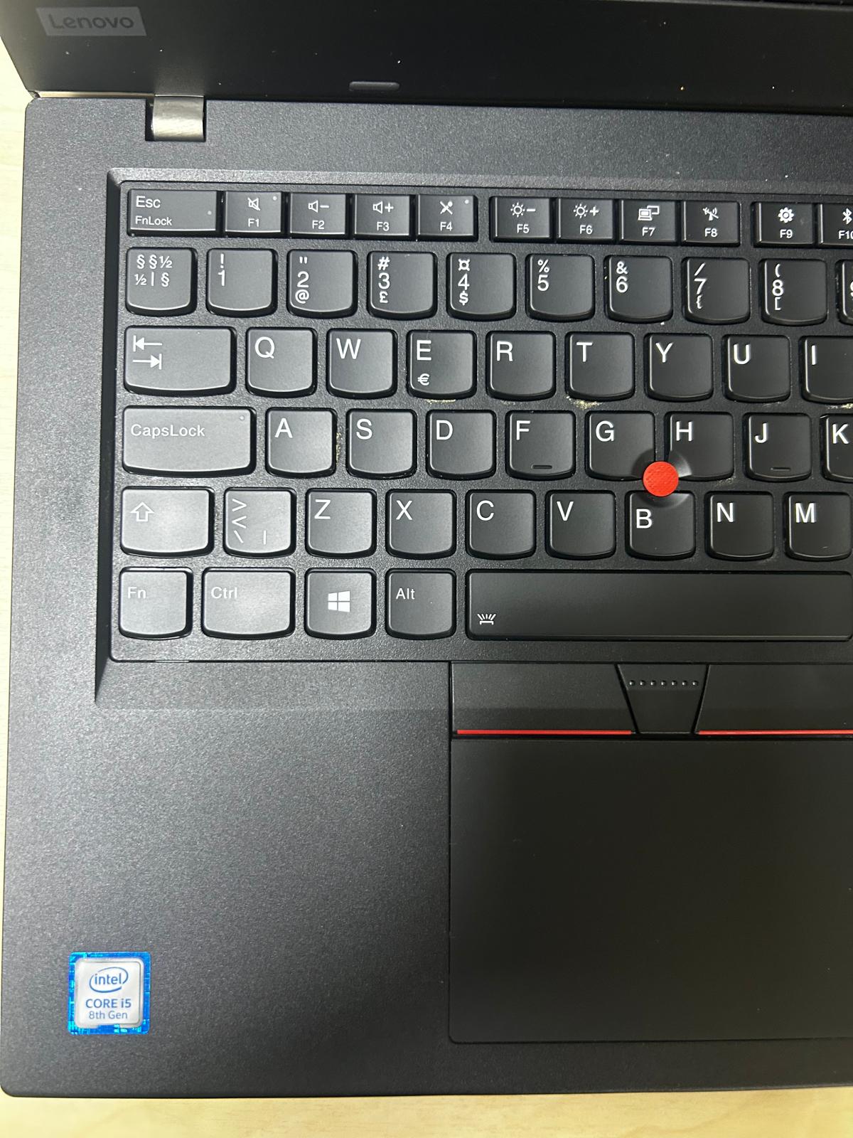 Lenovo Thinkpad L490 Intel Core i5-8265U CPU @ 1.60GHz 1.5 GHz 8GB RAM 256 GB 14'' Notebook