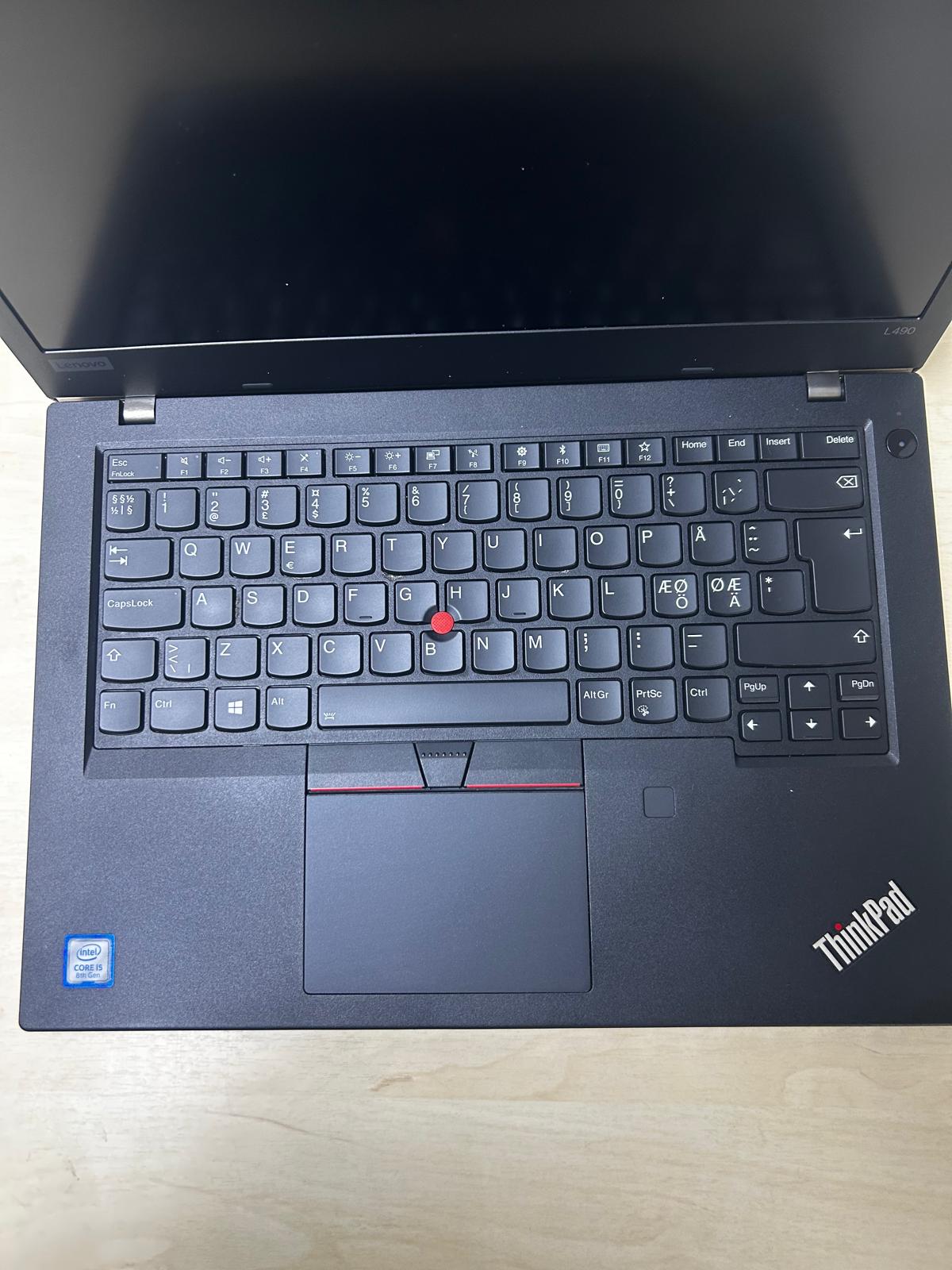 Lenovo Thinkpad L490 Intel Core i5-8265U CPU @ 1.60GHz 1.5 GHz 8GB RAM 256 GB 14'' Notebook