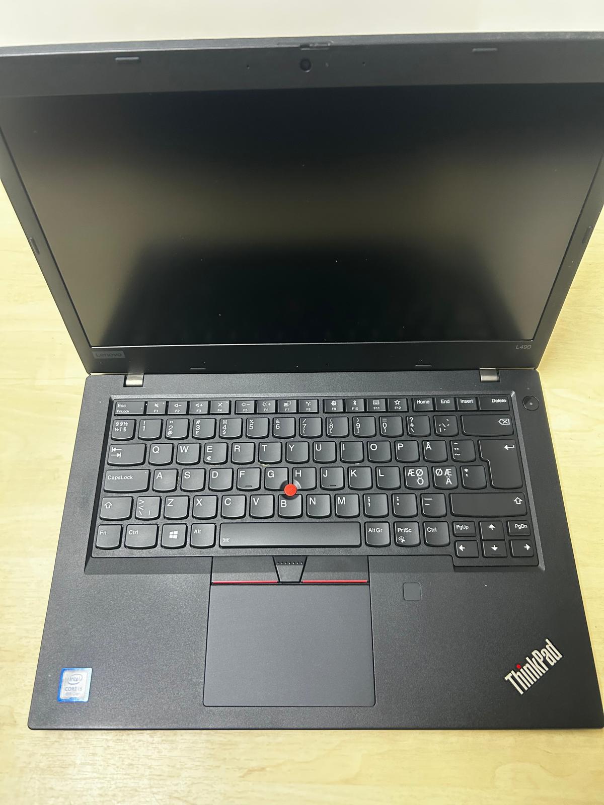 Lenovo Thinkpad L490 Intel Core i5-8265U CPU @ 1.60GHz 1.5 GHz 8GB RAM 256 GB 14'' Notebook