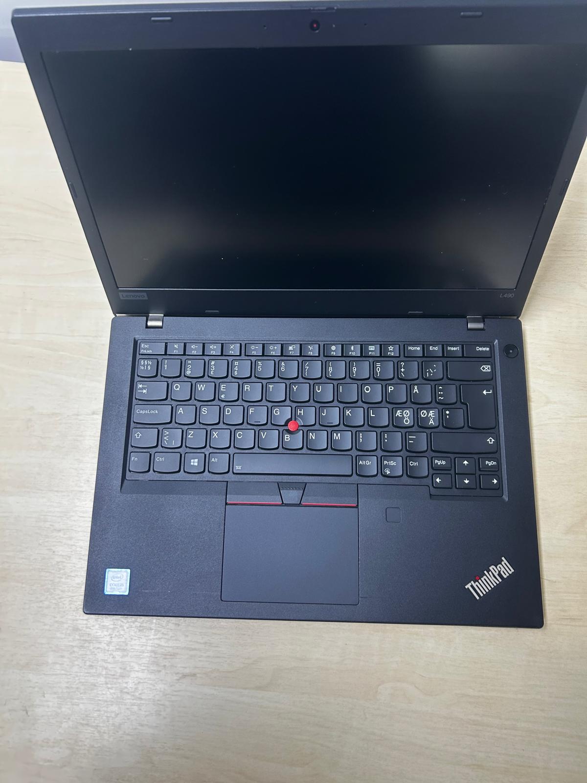 Lenovo Thinkpad L490 Intel Core i5-8265U CPU @ 1.60GHz 1.5 GHz 16GB RAM 256 GB 14'' Notebook