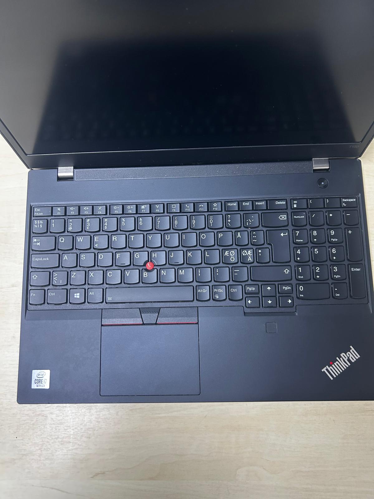 Lenovo Thinkpad T15P Intel Core i7-10750H CPU @ 2.60GHz 2,6 Ghz 16GB RAM 512 GB 15'' Notebook