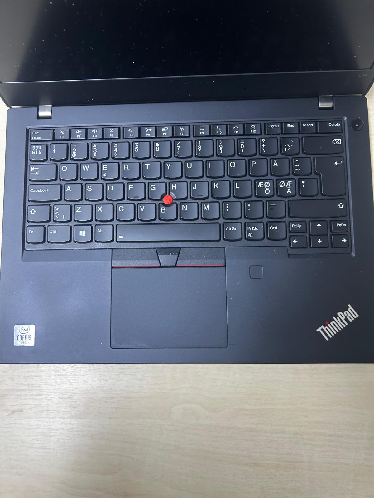 Lenovo Thinkpad L14 Intel(R) Core(TM) i5-10210U CPU @ 1.60GHz 1600 MHz 16GB RAM 256 GB 14'' Notebook