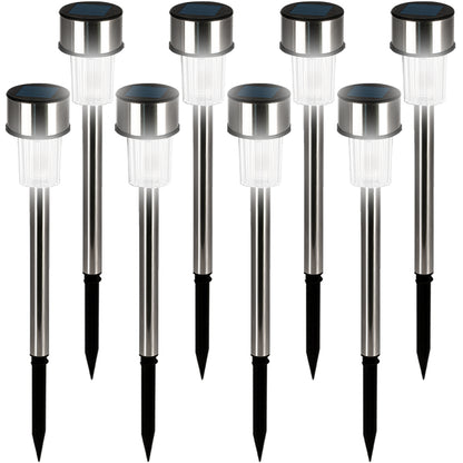 Gartenleuchte Solarleuchte Gartenlampe Außen Lampes Solaires LED Solaires Jardin Balcon 8er Set