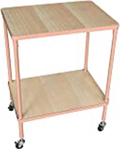 Anna Claras Küchentrolley - Servierwagen, Rollwagen mit 2 Einlegeböden, rosa - 65 x 50 x 35 cm