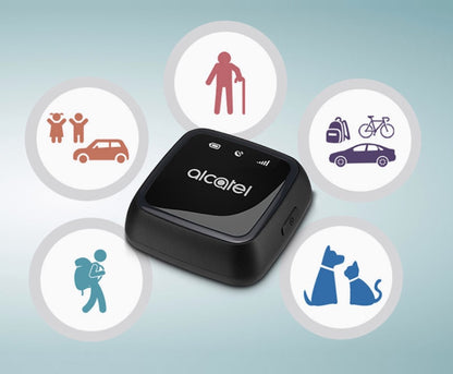 Alcatel MK20X Move Track  Mini-GPS-Tracker – Wasserdicht – Schwarz