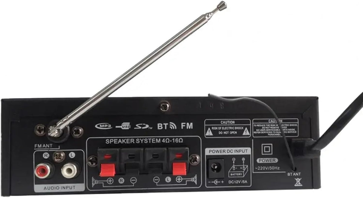 Stereo Audio Amplifier BT-298A Home Amplifier Practical LCD Display 600W