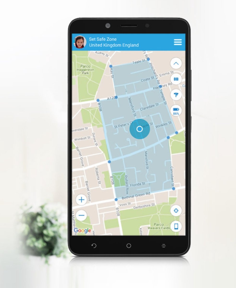 Alcatel MK20X Move Track  Mini-GPS-Tracker – Wasserdicht – Schwarz