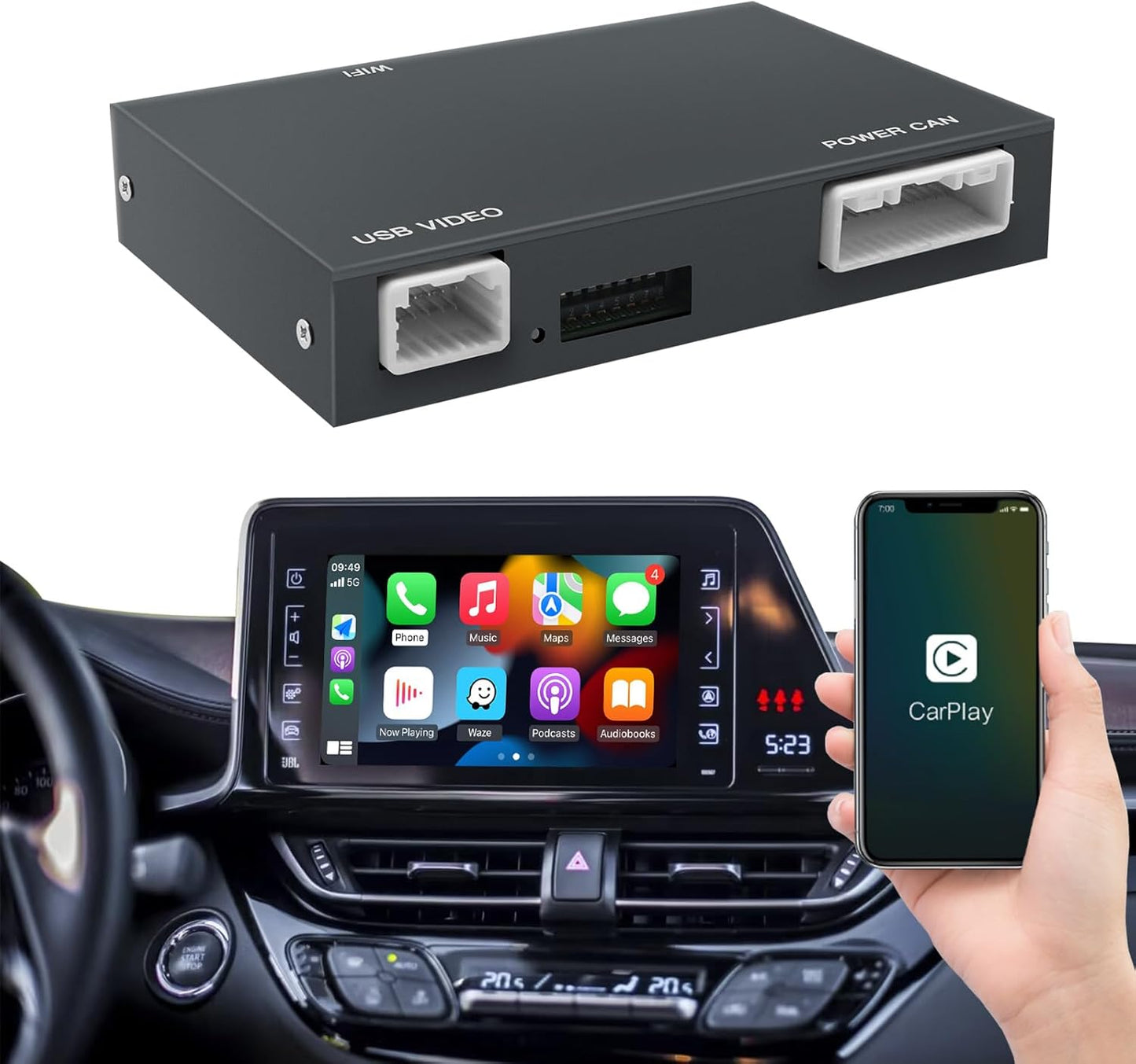 Adaptateur Carplay/Android Auto pour Toyota