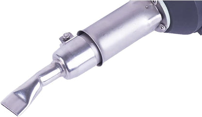 110V 1600W Kunststoff Schweißpistole Heißluft Heißluftpistole Einstellbare Temperatur PVC TPO Schweißset Zubehör Geschwindigkeit Düse Roller Delfin Messerhaken