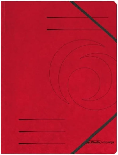 80 x Herlitz Eckspanner A4 Qualité, rouge, 80 pièces