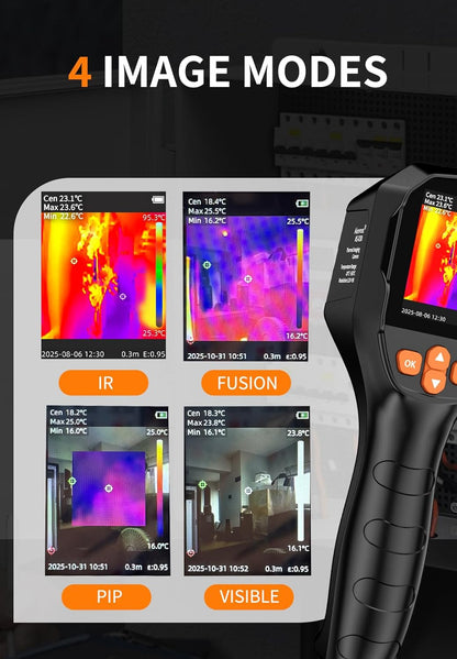Aicevoos Wärmebildkamera SuperIR 240x240 IR-Auflösung Thermal Imaging Camera