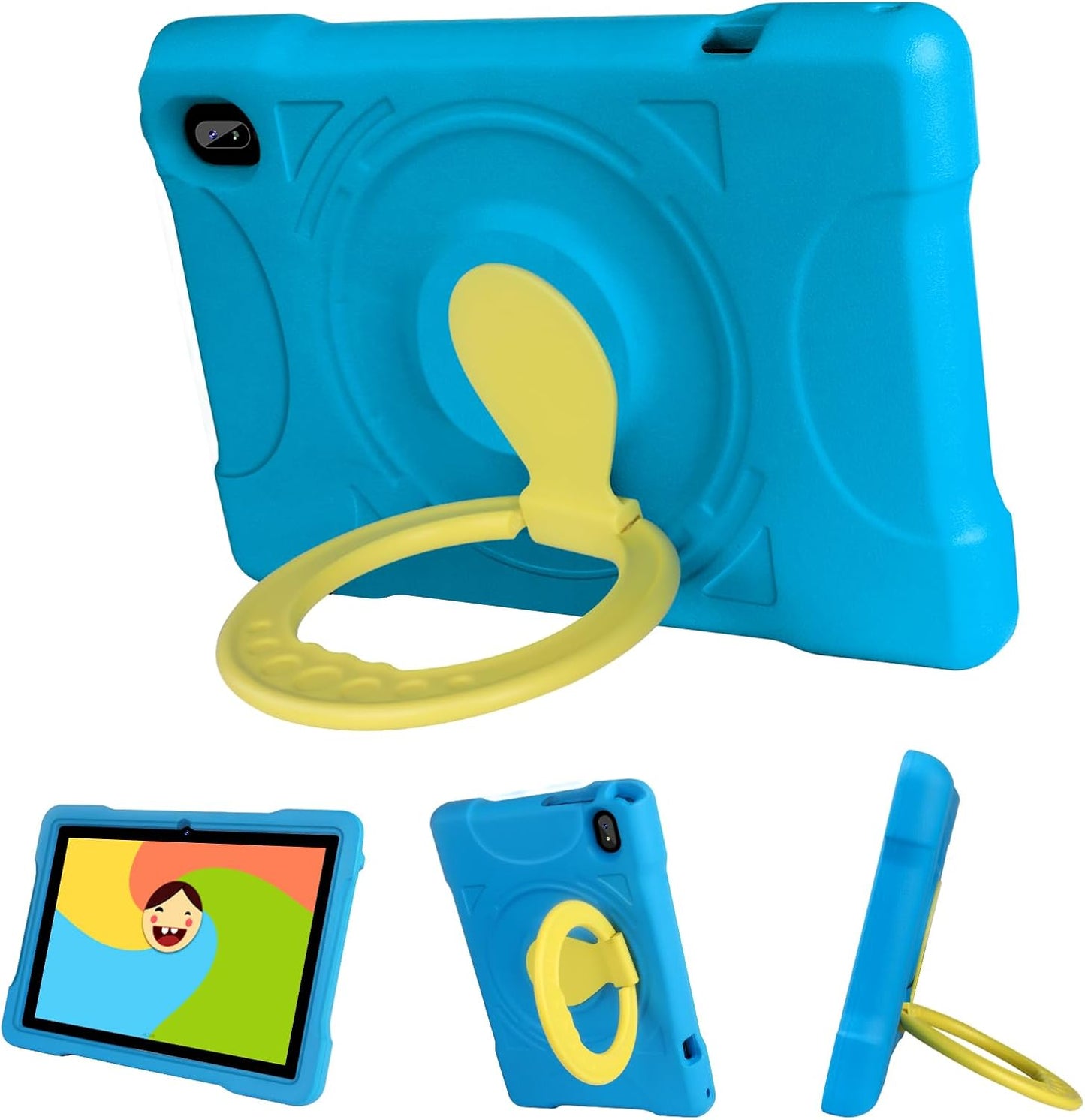 AOCWEI X700 Tablet 10 Zoll, Android 13 Tablet für Kinder,12GB RAM+128GB ROM, 512GB Blau