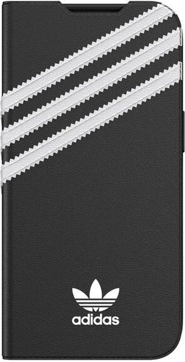 Adidas Handyhülle Book Case für Apple iPhone 13  Weiß/Schwarz