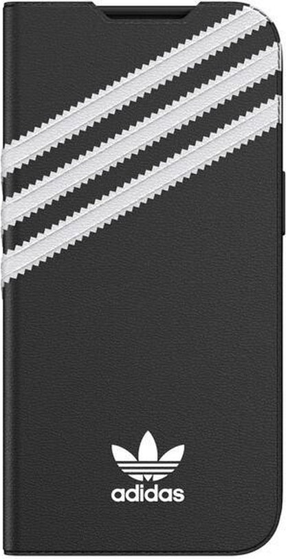 Adidas Handyhülle Book Case für Apple iPhone 13  Weiß/Schwarz