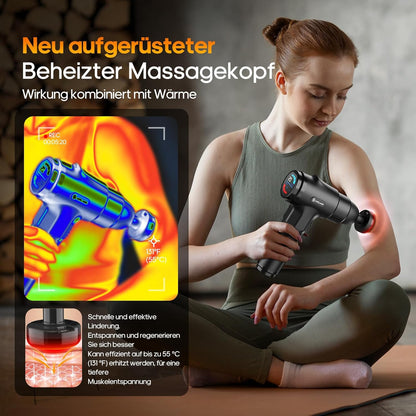 AERLANG Massagepistole mit Wärmefunktion, Muskel Massage Gun