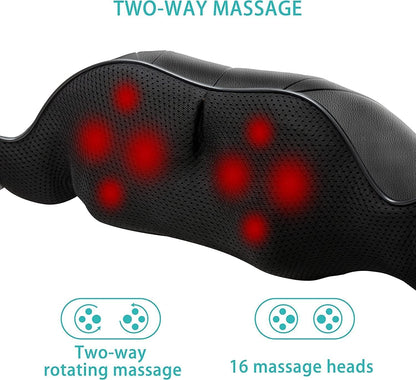 AERLANG Massagegerät Schulter Nackenmassagegerät mit Wärme,Shiatsu