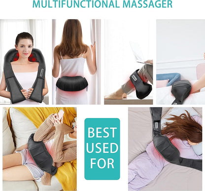 AERLANG Massagegerät Schulter Nackenmassagegerät mit Wärme,Shiatsu